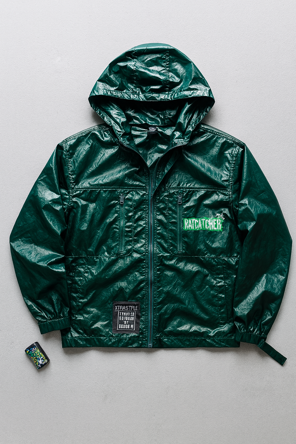 Stylish Ratcatcher Windbreaker Jacket – Deep Forest Green 💚