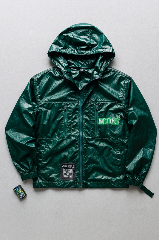 Stylish Ratcatcher Windbreaker Jacket – Deep Forest Green 💚