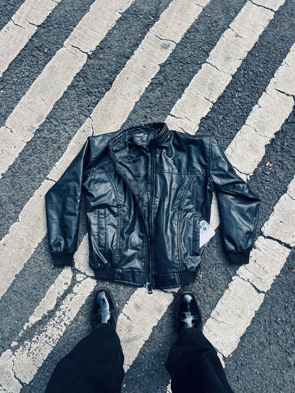 mens Q-Gar Leather jacket Outfit