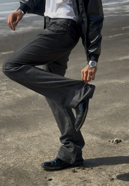 mens Q-Gar Leather jacket Outfit